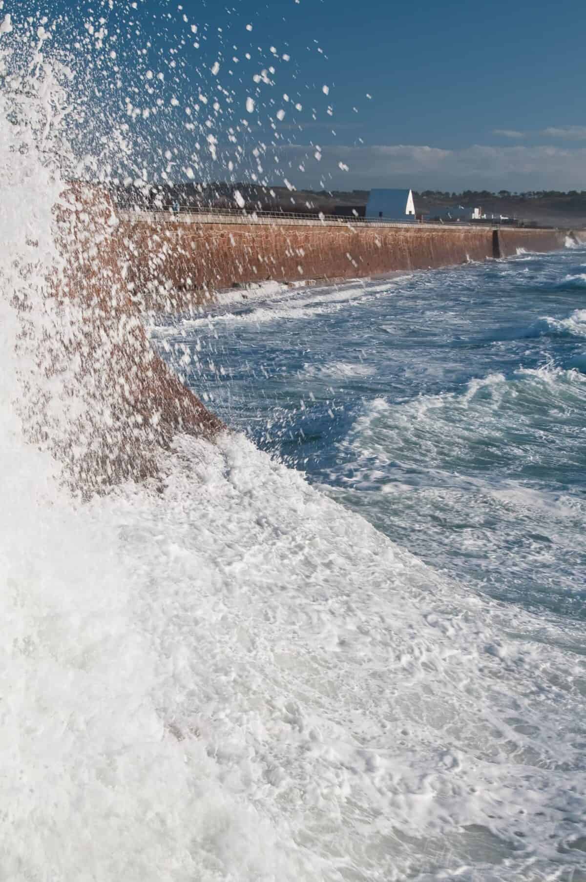 The White House from L'Ouzière Slip, St. Ouen's Bay, St. Peter
