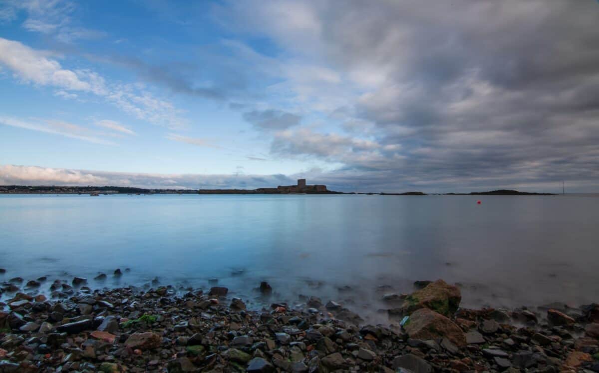 Seascape at St. Aubin's Fort, St. Aubin, St. Brelade, Jersey