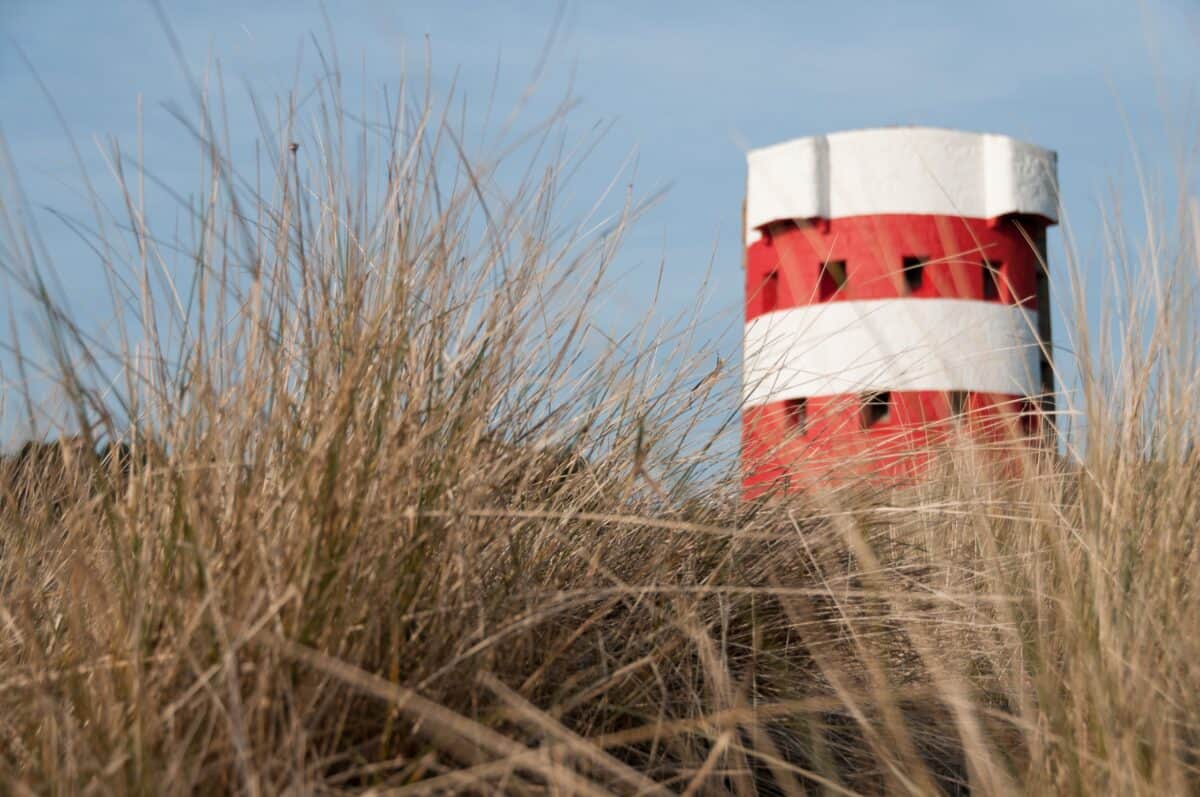 Martello Tower on Ouaisné Common, Ouaisné Bay, St. Brelade