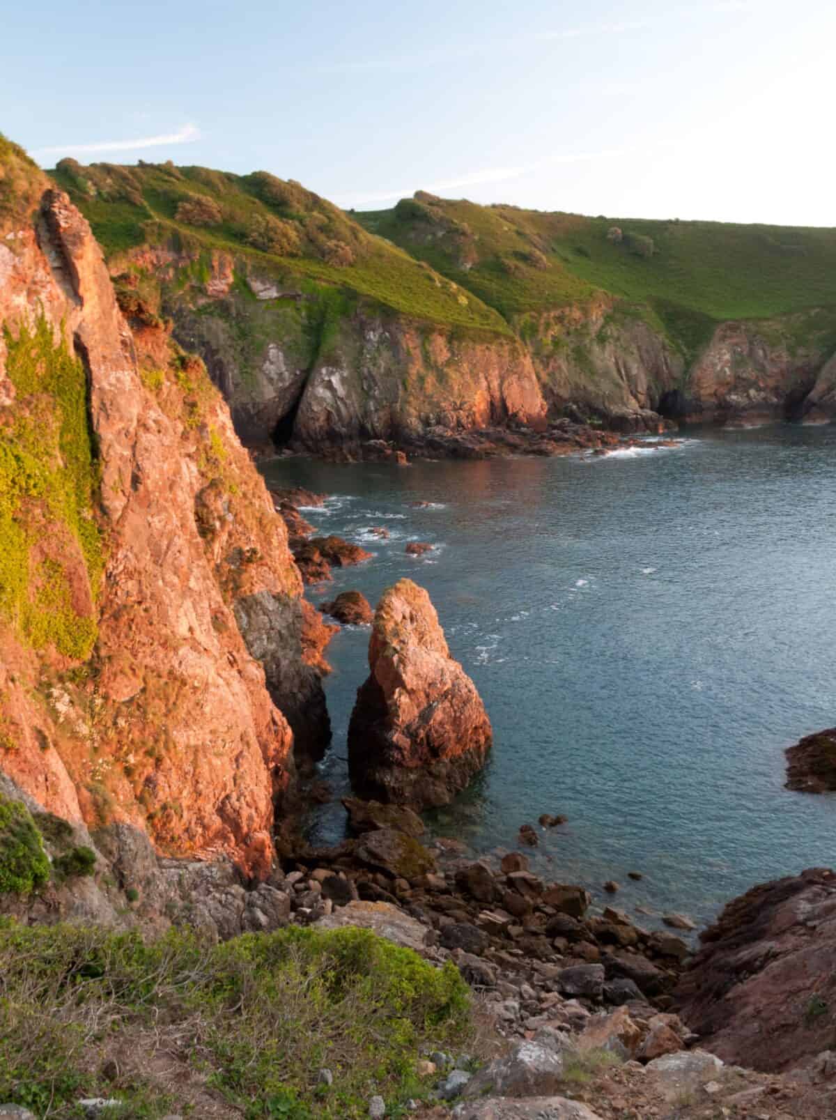 North Coast looking away from Devil's Hole, St. Mary, Jersey